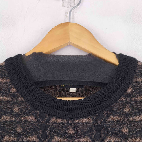 RICHARD トラ刺繍 ニット メンズ L