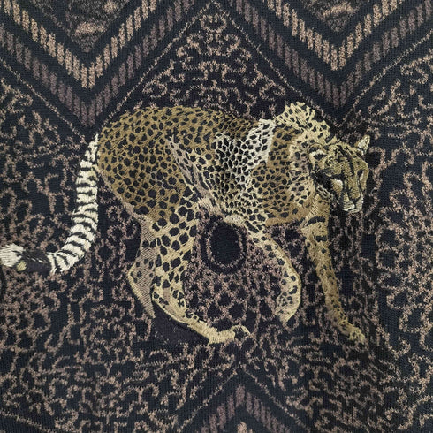 RICHARD トラ刺繍 ニット メンズ L