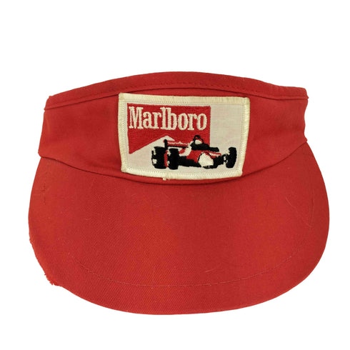 マルボロ Marlboro USA製 フロントワッペンサンバイザー メンズ