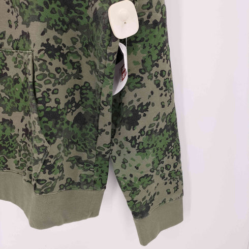 ハフ HUF 21AW CONTRA 1/4 ZIP FLEECE / HUF ハーフジップ フリース カモ メンズ import:L