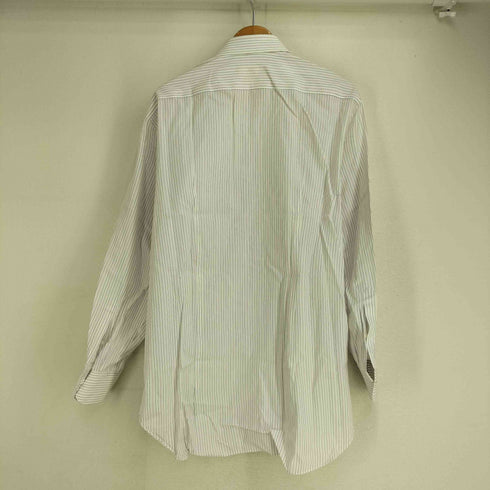 ブリオーニ BRIONI イタリア製 コットン ストライプ L/S シャツ メンズ 43/17