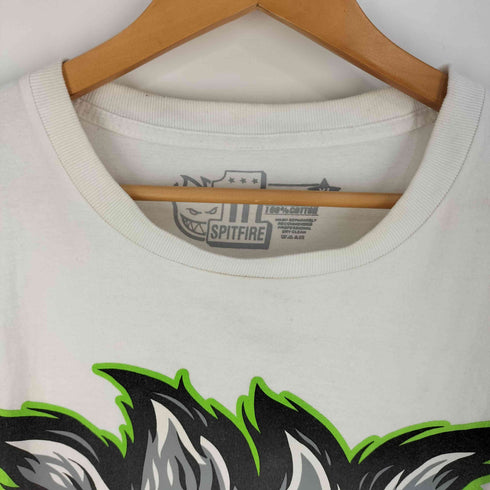 スピットファイアー SPITFIRE フェイスロゴ プリント クルーネック Tシャツ メンズ import:XL