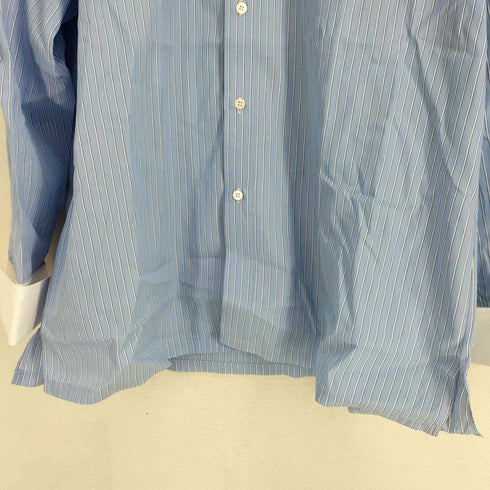 Charvet フランス製 コットン ストライプ L/S シャツ メンズ import:L