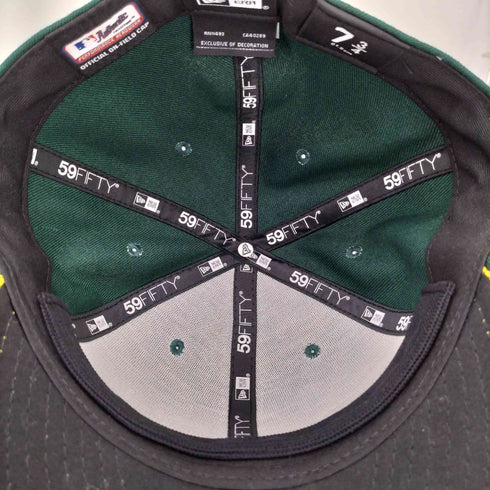 ニューエラ NEW ERA 59FIFTY A's オークランドアスレチック ベースボールキャップ メンズ 61.5cm