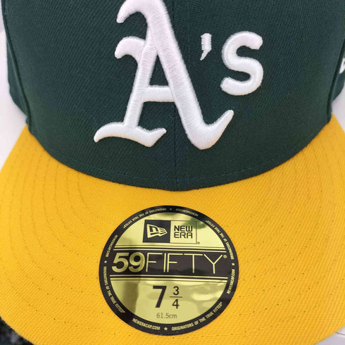 ニューエラ NEW ERA 59FIFTY A's オークランドアスレチック ベースボールキャップ メンズ 61.5cm