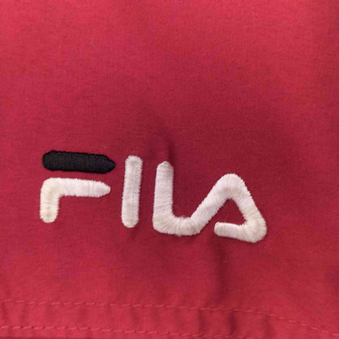フィラスポーツ FILA SPORTS 90S ロゴ刺繍 中綿 ナイロンジャケット メンズ M
