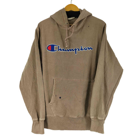 チャンピオン Champion 00S ロゴ刺繍 プルオーバーパーカー メンズ 2XL