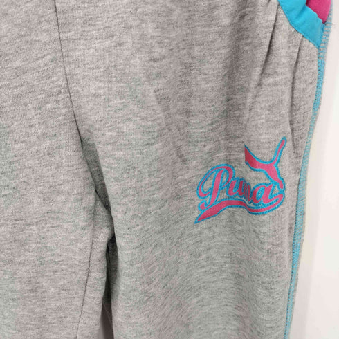 プーマ PUMA ラメロゴプリント スウェット フレアパンツ Y2K レディース