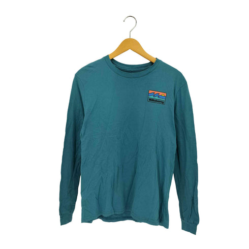 ビラボン BILLABONG 両面プリント クルーネック長袖Tシャツ カットソー メンズ M