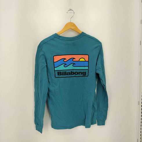 ビラボン BILLABONG 両面プリント クルーネック長袖Tシャツ カットソー メンズ M