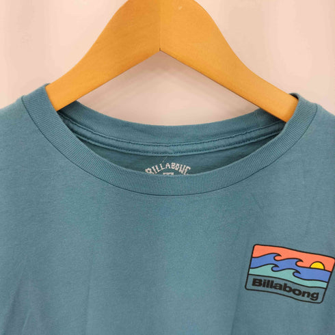 ビラボン BILLABONG 両面プリント クルーネック長袖Tシャツ カットソー メンズ M