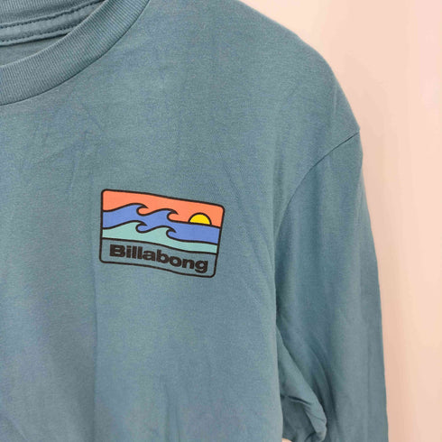 ビラボン BILLABONG 両面プリント クルーネック長袖Tシャツ カットソー メンズ M