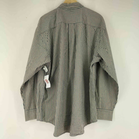ギャップ Gap 90S 紺タグ チェック L/S BDシャツ メンズ XL