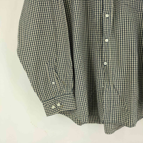 ギャップ Gap 90S 紺タグ チェック L/S BDシャツ メンズ XL