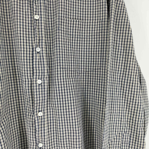 ギャップ Gap 90S 紺タグ チェック L/S BDシャツ メンズ XL