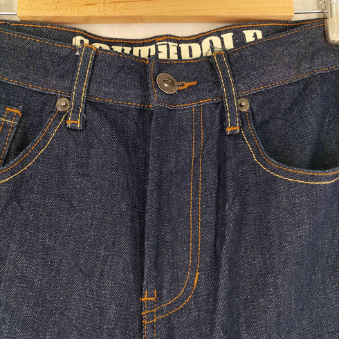 サウスポール SOUTHPOLE インディゴ ストレートデニムパンツ メンズ 32×32