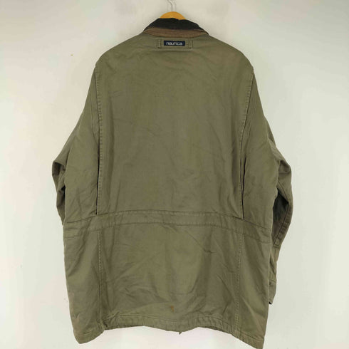 ノーティカ NAUTICA 90S 襟レザー ハンティングジャケット メンズ XL