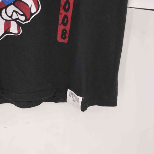 ビューティーアンドユースユナイテッドアローズ BEAUTY & YOUTH UNITED ARROWS FUJIROCK FESTIVAL 2008 クルーネック半袖Tシャツ カットソー Y2K レディース XS
