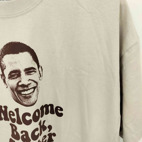 ヘインズ Hanes Welcome Bacl Carter フォトプリントクルーネック 半袖Tシャツ カットソー メンズ L