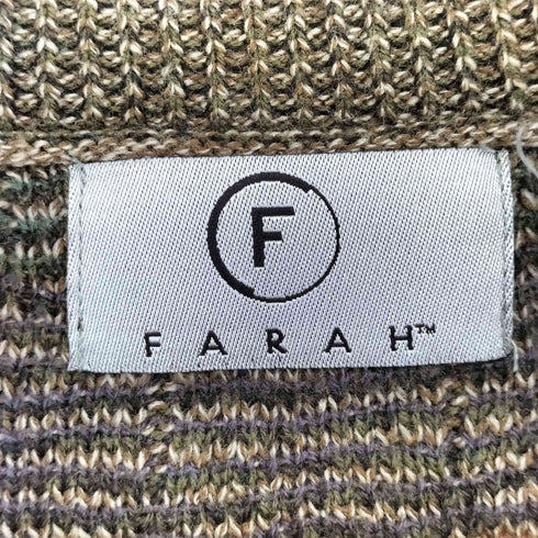 ファーラー FARAH メキシコ製 総柄 アクリルニットセーター メンズ JPN:L
