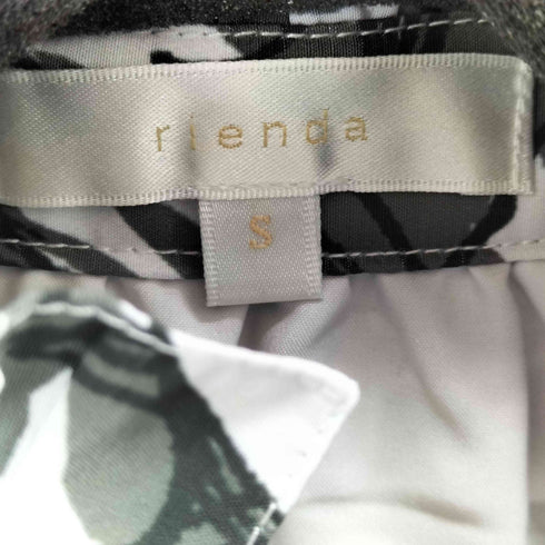 リエンダ rienda シャーリングハイネックワンピース レディース JPN:S
