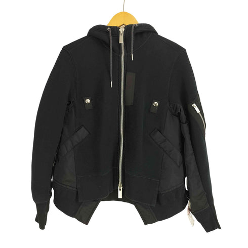 サカイ Sacai 21AW Nylon Twill Mix Hoodie レディース JPN:1