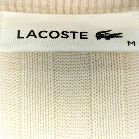 ラコステ LACOSTE Vネックコットンニット レディース import:M