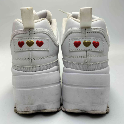 フィラ FILA 21AW Disruptor II Wedge Heart WHITE ディスラプター2 ウェッジ ハート スニーカー レディース JPN:24