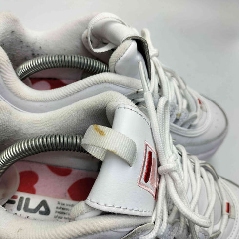 フィラ FILA 21AW Disruptor II Wedge Heart WHITE ディスラプター2 ウェッジ ハート スニーカー レディース JPN:24