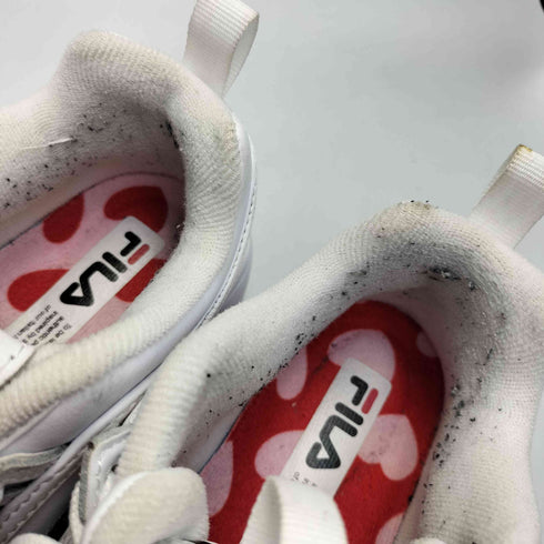 フィラ FILA 21AW Disruptor II Wedge Heart WHITE ディスラプター2 ウェッジ ハート スニーカー レディース JPN:24