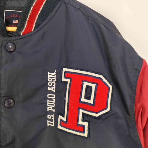 ユーエスポロアッスン U.S.POLO ASSN ダウン ツートンダウンスタジャン メンズ import:XL