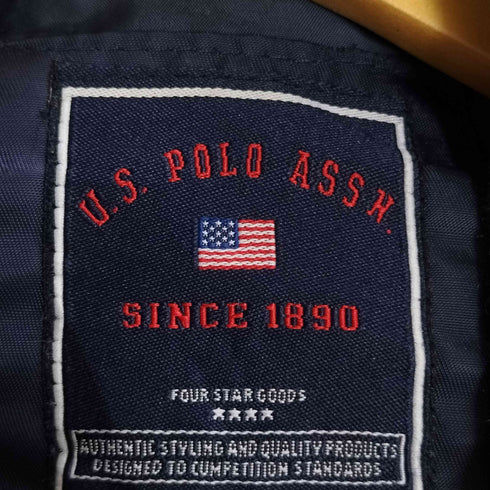 ユーエスポロアッスン U.S.POLO ASSN ダウン ツートンダウンスタジャン メンズ import:XL