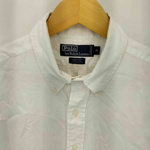 ポロバイラルフローレン Polo by RALPH LAUREN 90S ポニー刺繍 ANDOVER ボタンダウン 半袖シャツ メンズ 16