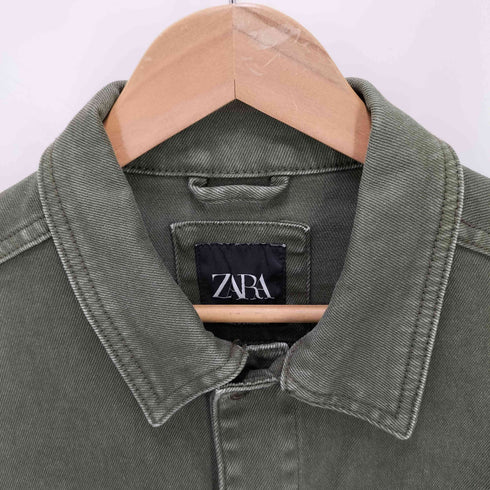 ザラ ZARA デニムトラッカージャケット メンズ JPN:M