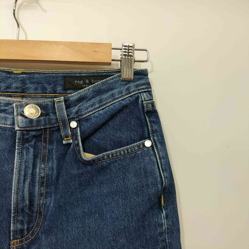 ラグアンドボーン rag&bone ジップフライ ストレートデニムパンツ レディース US:24