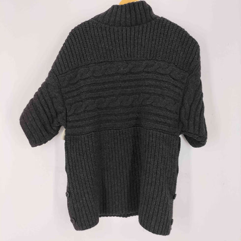 ウィルフリー willfully traverse cable half sleeve knit レディース FREE
