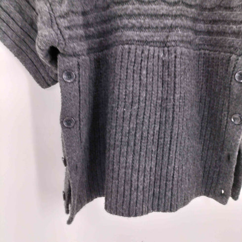 ウィルフリー willfully traverse cable half sleeve knit レディース FREE