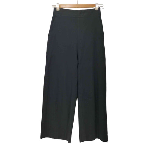マカフィー MACPHEE 23SS コットンレーヨンストレッチ セミワイドクロップドパンツ レディース 32