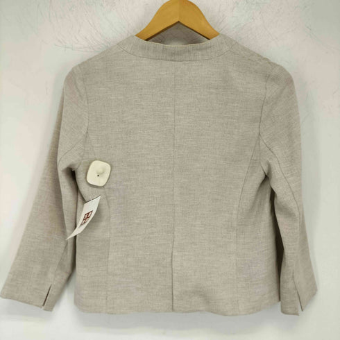 ナチュラルビューティーベーシック NATURAL BEAUTY BASIC リネンライクドビージャケット ワイドパンツ セットアップ レディース S
