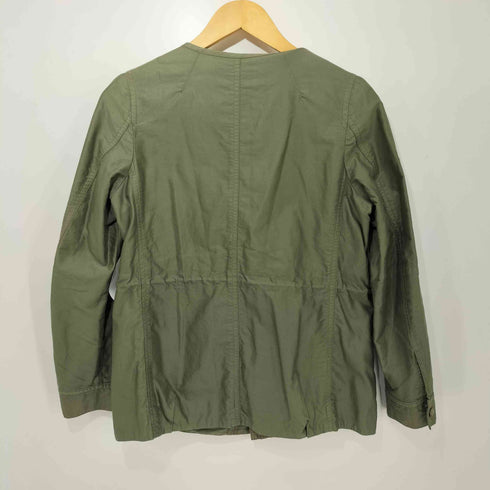 マカフィー MACPHEE ノーカラーフィールドジャケット レディース JPN:M
