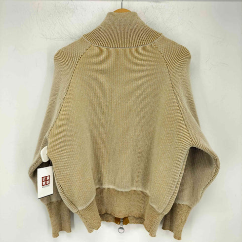 mily bilet ミックスライクダブルジップニットプルオーバー レディース import:M