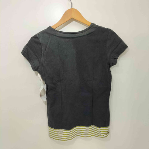 ポールスミスプラス Paul+ Paul Smith 転写プリントS/SVネックTシャツ レディース import:M