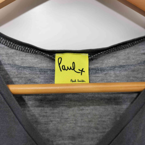 ポールスミスプラス Paul+ Paul Smith 転写プリントS/SVネックTシャツ レディース import:M