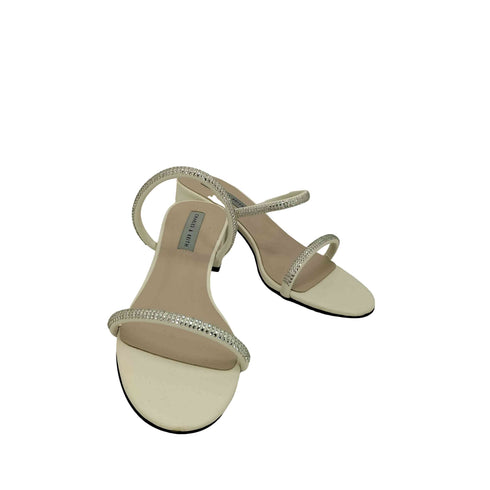 チャールズアンドキース CHARLES&KEITH ラインストーンストラップパンプス レディース 38