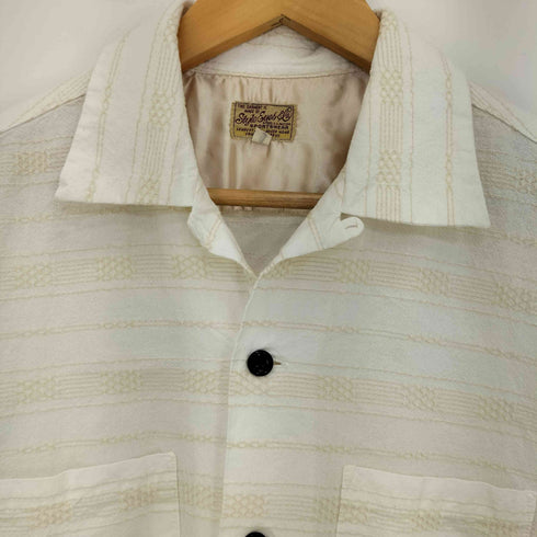 スタイルアイズ Style Eyes 50-60s 復刻 刺繍 オープンカラー長袖 シャツ メンズ JPN:L