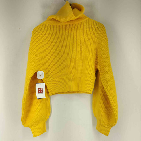 ザラ ZARA ハイネックハーフジップニット レディース import:S