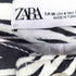 ザラ ZARA ゼブラ柄ボタンフライデニムパンツ レディース 38