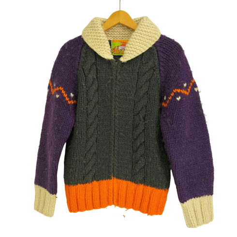 オゾンコミュニティー OZONE COMMYUNITY 90S 初期 COUNTRY Wear ウール デザイン カウチンニット レディース