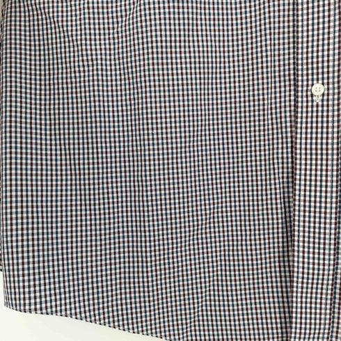 ブルックスブラザーズ BROOKS BROTHERS MADISON AMERICA SUPIMA COTTON チェック BDシャツ メンズ 17-36
