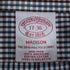 ブルックスブラザーズ BROOKS BROTHERS MADISON AMERICA SUPIMA COTTON チェック BDシャツ メンズ 17-36